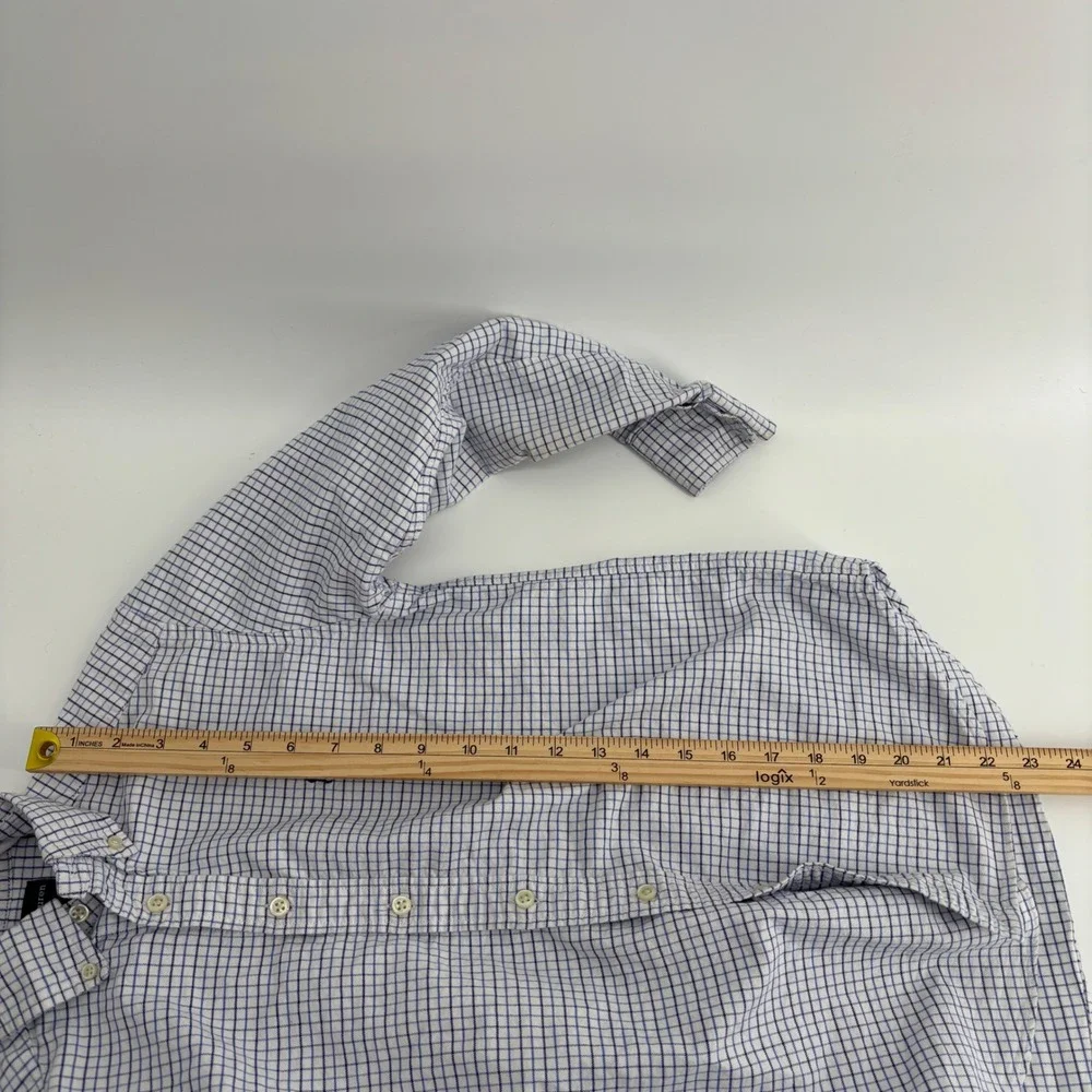 Ralph Lauren Button Down Kids Size 10 Blue White Tattersall Check‎ Shirt